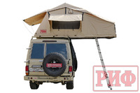 Палатка на крышу автомобиля РИФ Soft RT02-120, тент песочный
