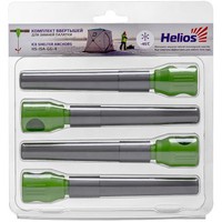 Комплект ввертышей HELIOS для зимней палатки (-45) серо-зеленый (4шт/уп)