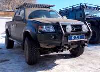 Передний силовой бампер с кенгурином алюминиевый - Mazda BT-50, Ford Ranger