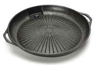 Сковорода-гриль с антипригарным покрытием круглая
