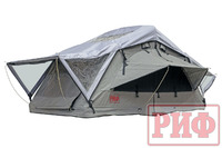 Палатка на крышу автомобиля РИФ Soft RT01-160, тент серый, 400 гр., 160х120х30 см,