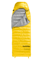 Мешок спальный Naturehike Ultralight CW400 M , 220х85 см, (левый) (ТК: +5°C), желтый