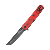 Нож складной GANZO, G626-GS Красный Самурай, длина клинка 96 мм