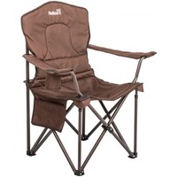 Кресло складное HELIOS, коричневое, до 150 кг. Уценка