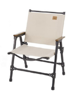 Кресло туристическое Naturehike, складное бежевое, увеличенного размера, нагрузка до 120 кг