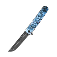 Нож складной GANZO, G626-GS Серый Самурай, длина клинка 96 мм