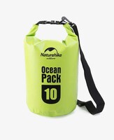 Гермомешок Naturehike Ocean Pack 10 л. (зелёный)