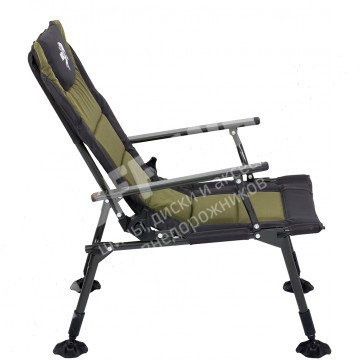 Кресло карповое УЛОВ с подлокотниками, регулируемое, до 130 кг