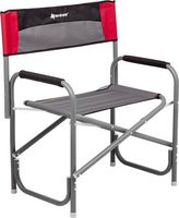 Кресло директорское NISUS MAXI без столика (серый/красный/черный)