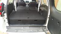 Органайзер в багажник для Toyota Land Cruiser Prado 150 с 2018 г.(2 выдв.ящика+спальник) рестайл.
