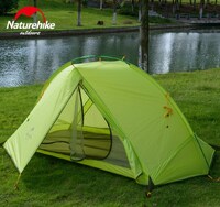 Палатка Naturehike Tagar Si 1-местная, алюминиевый каркас, сверхлегкая, зеленая