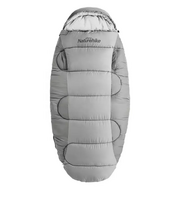 Мешок спальный Naturehike Oval PS400, 220х95 см, (правый) (ТК: 0C), серый