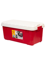 Ящик экспедиционный IRIS RV BOX 800 c двойной разделенной крышкой, WHITE/RED. 78,5x37x32,5 (уценка)