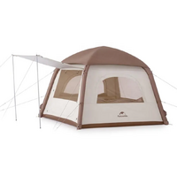 Палатка Naturehike Ango Air, 2-местная, быстросборная, надувной каркас, бежевая
