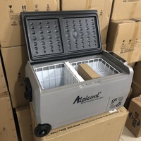 Холодильник автомобильный ALPICOOL T36 л 12/24/220 В (2 камеры с индивидуальной регулировкой температуры)